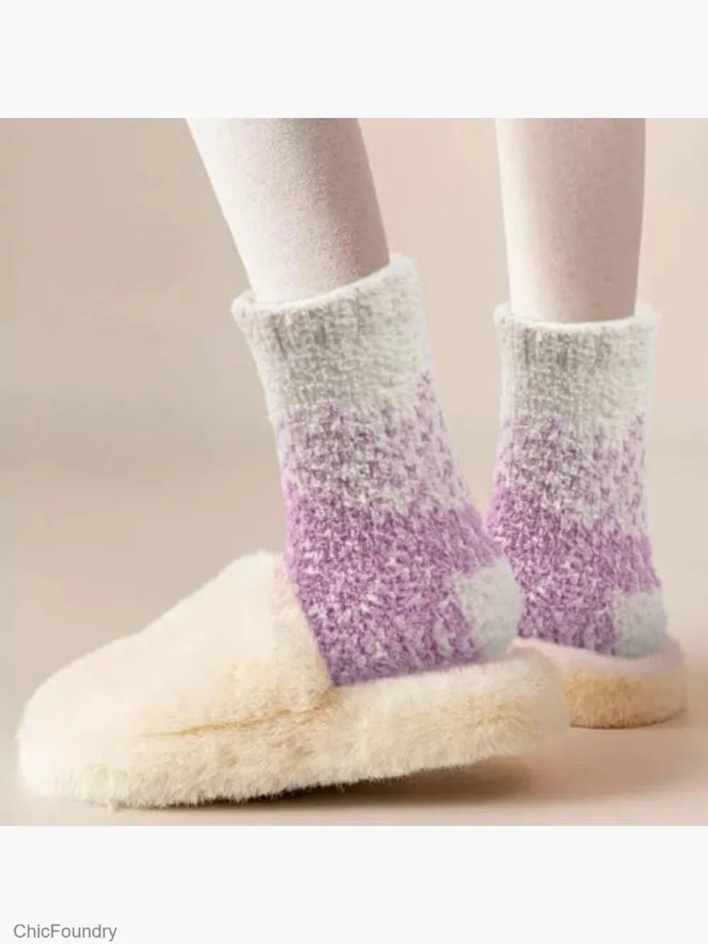Kids Winter Hat Gloves Set - 4 Pcs Fleece Lined Beanie Scarf Mittens Socks for